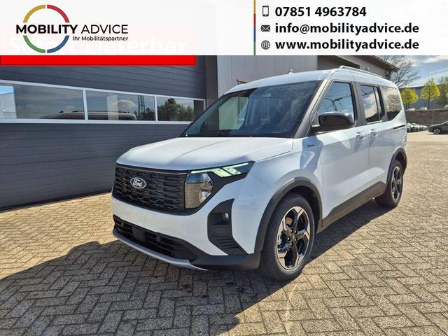 Ford Tourneo Courier - 1.0 EcoBoost 125PS Active Teil-Leder Sitzheizung Lenkradheizung Klimaautomatik PDC v+h R&uuml;ckf.-Kamera ACC TWA Frontscheibe beheizb. Ford-Navi SYNC4 Apple CarPlay + Android Auto