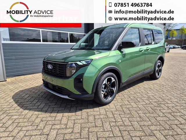Ford Tourneo Courier - 1.0 EcoBoost 125PS Active Teil-Leder Sitzheizung Lenkradheizung Klimaautomatik PDC v+h R&uuml;ckf.-Kamera ACC TWA Frontscheibe beheizb. Ford-Navi SYNC4 Apple CarPlay + Android Auto