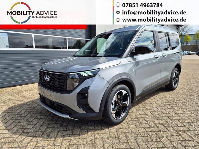 Ford Tourneo Courier - 1.0 EcoBoost 125PS Active Teil-Leder Sitzheizung Lenkradheizung Klimaautomatik PDC v+h R&uuml;ckf.-Kamera ACC TWA Frontscheibe beheizb. Ford-Navi SYNC4 Apple CarPlay + Android Auto