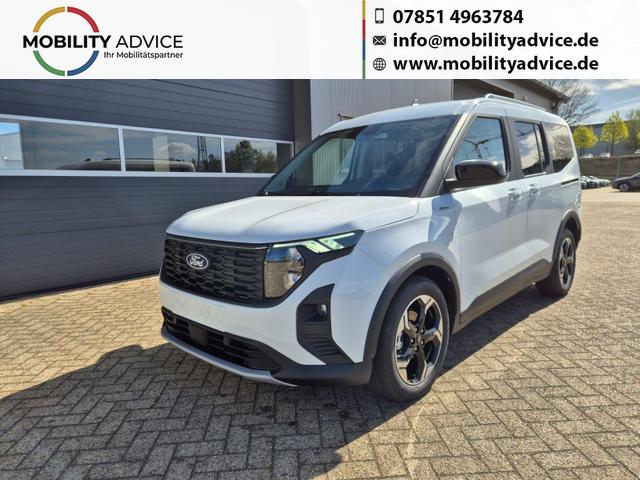 Ford Tourneo Courier - 1.0 EcoBoost 125PS Active Teil-Leder Sitzheizung Lenkradheizung Klimaautomatik PDC v+h R&uuml;ckf.-Kamera ACC TWA Frontscheibe beheizb. Ford-Navi SYNC4 Apple CarPlay + Android Auto