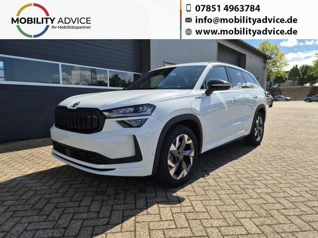 Skoda Kodiaq - Sportline 1.5 TSI 204PS PHEV DSG schwenkb. AHK elektr. PanoDach HUD Alcantara PDC v+h 360&deg;Kamera CANTON Sound Klimaautomatik Sitzheizung Lenkradheizung Navi Apple CarPlay Android Auto 2xKeyless 19"LM vollelektr. Reichweite 116KM