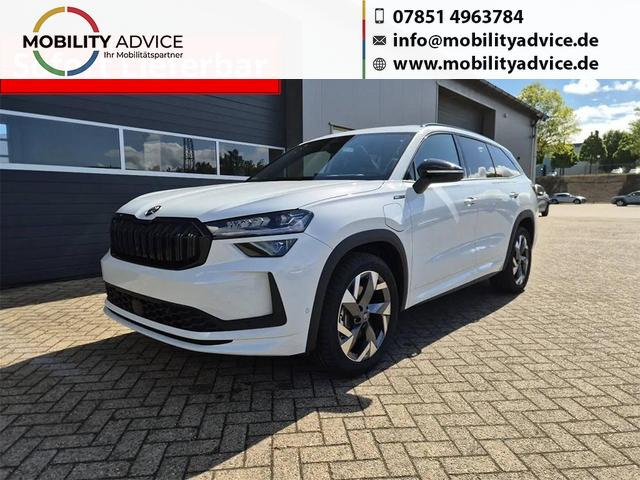 Skoda Kodiaq - Sportline 1.5 TSI 204PS PHEV DSG schwenkb. AHK elektr. PanoDach HUD Alcantara PDC v+h 360&deg;Kamera CANTON Sound Klimaautomatik Sitzheizung Lenkradheizung Navi Apple CarPlay Android Auto 2xKeyless 19"LM vollelektr. Reichweite 116KM