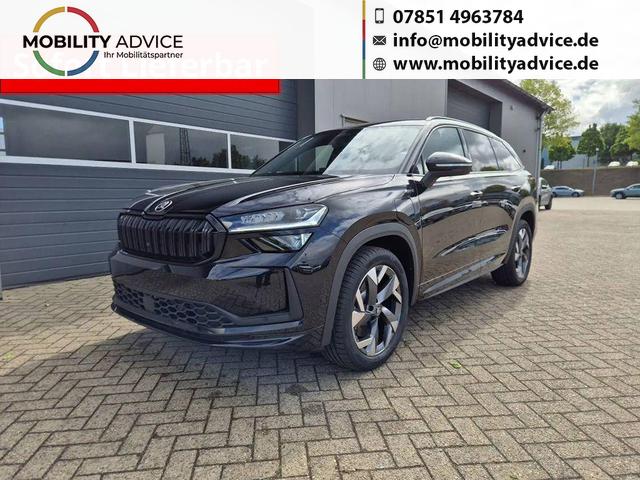Skoda Kodiaq - Sportline 1.5 TSI 204PS PHEV DSG schwenkb. AHK elektr. PanoDach HUD Alcantara PDC v+h 360&deg;Kamera CANTON Sound Klimaautomatik Sitzheizung Lenkradheizung Navi Apple CarPlay Android Auto 2xKeyless 19"LM vollelektr. Reichweite 116KM