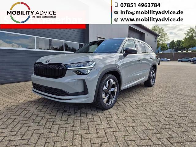 Skoda Kodiaq - Sportline 1.5 TSI 204PS PHEV DSG schwenkb. AHK elektr. PanoDach HUD Alcantara PDC v+h 360&deg;Kamera CANTON Sound Klimaautomatik Sitzheizung Lenkradheizung Navi Apple CarPlay Android Auto 2xKeyless 19"LM vollelektr. Reichweite 116KM