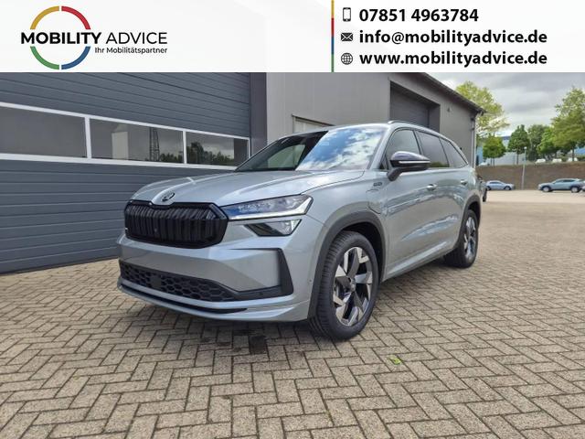Skoda Kodiaq - Sportline 1.5 TSI 204PS PHEV DSG schwenkb. AHK elektr. PanoDach HUD Alcantara PDC v+h 360&deg;Kamera CANTON Sound Klimaautomatik Sitzheizung Lenkradheizung Navi Apple CarPlay Android Auto 2xKeyless 19"LM vollelektr. Reichweite 116KM