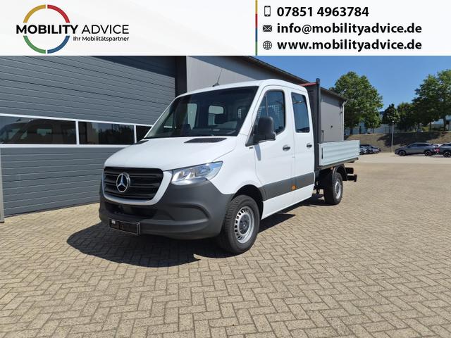 Mercedes-Benz Sprinter - 317 Pritsche Doppelkabine L2 2.0 CDi 170PS Automatik Heckantrieb 3,5t 6-Sitzer AHK Klimaautomatik Bluetooth DAB Apple CarPlay Android Auto R&uuml;ckf.Kamera Tempomat Ganzj.Reifen