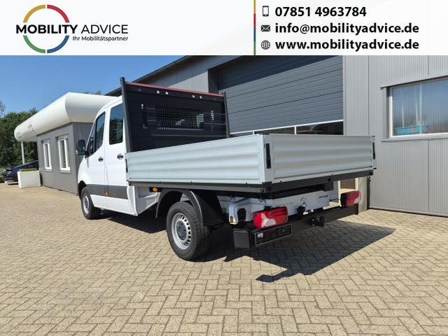 Mercedes-Benz Sprinter - 317 Pritsche Doppelkabine L2 2.0 CDi 170PS Automatik Heckantrieb 3,5t 6-Sitzer AHK Klimaautomatik Bluetooth DAB Apple CarPlay Android Auto R&uuml;ckf.Kamera Tempomat Ganzj.Reifen