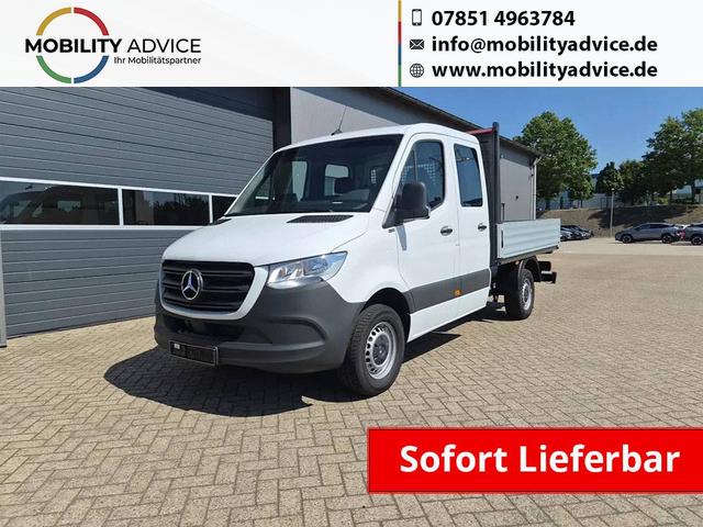 Mercedes-Benz Sprinter - 317 Pritsche Doppelkabine L2 2.0 CDi 170PS Automatik Heckantrieb 3,5t 6-Sitzer AHK Klimaautomatik Bluetooth DAB Apple CarPlay Android Auto R&uuml;ckf.Kamera Tempomat Ganzj.Reifen