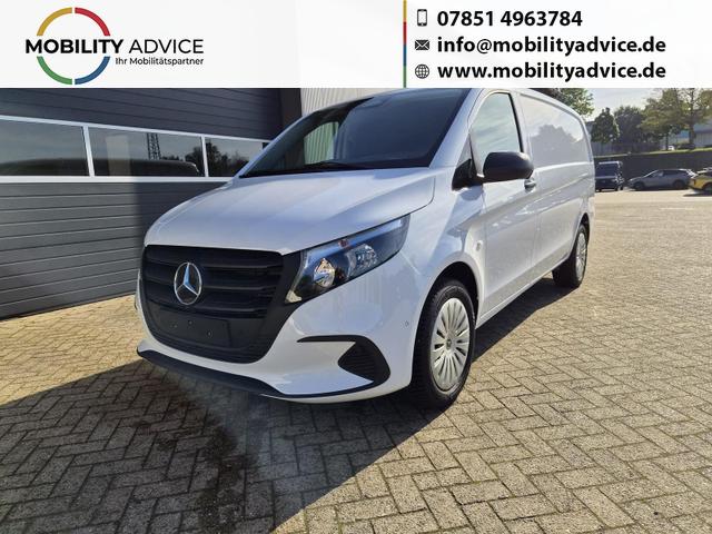 Mercedes-Benz Vito - 114 PRO L2 2.0 CDI 136PS Automatik 2,8t 2-Sitzer Chrompaket innen AHK Klimaautomatik Bluetooth DAB Apple CarPlay Android Auto PDC v+h R&uuml;ckf.Kamera Tempomat Ganzj.Reifen