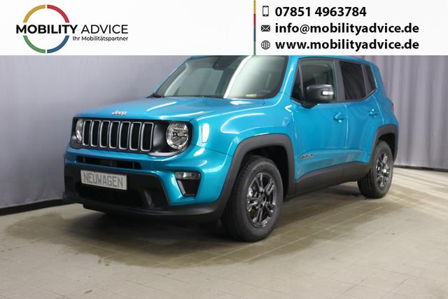 Jeep Renegade - Longitude 1.0 T3 GSE 120MT FWD, 2-Zonen Klimaautomatik, 8.4" Navigationssystem, AppleCarPlay&Android Auto, LaneSense, Regensensor, Tempomat, Notrufsystem, abgedunkelte Scheiben, 16"-Leichtmetallfelgen, uvm.