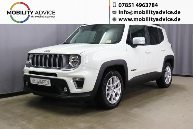 Jeep Renegade - Limited 1.5 T4 DCT7 e-Hybrid 96kW, Winter-Paket, 8.4"-Navigationssystem, Radio DAB, AppleCarPlay&AndroidAuto, Tempomat, LaneSense, Lichtsensor, Nebelscheinwerfer, 17"-Leichtmetallfelgen, uvm.