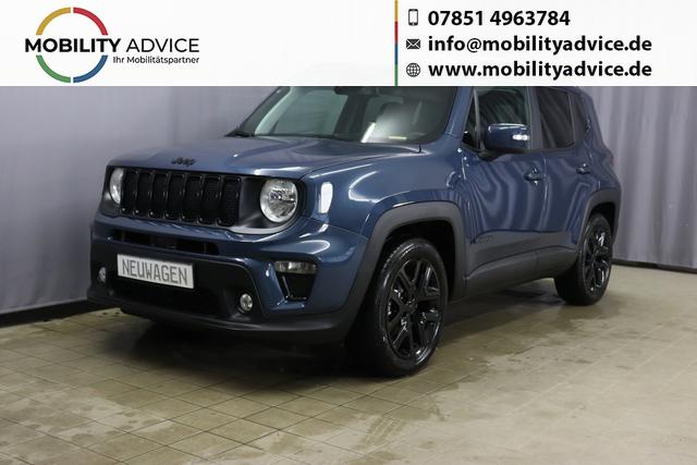 Jeep Renegade - Limited 1.5 T4 DCT7 e-Hybrid 96kW, Design-Paket Black, Leder-Paket, Funktions-Paket, Winter-Paket, 8.4"-Navigationssystem, R&uuml;ckfahrkamera, Nebelscheinwerfer, 18"-Leichtmetallfelgen, uvm.