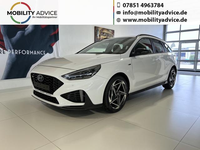 Hyundai i30 - N Line 1.5 T-GDI 48V 7DCT 103 kW / 140 PS Adaptiver Tempomat, Toter-Winkel-Assistent, 2-Zonen Klimaautomatik, Lenkradheizung, Sitzheizung, Navigationssystem, Radio DAB, Apple CarPlay, Android Auto, Induktionsladen, 18" Leichtmetallfelgen, uvm.