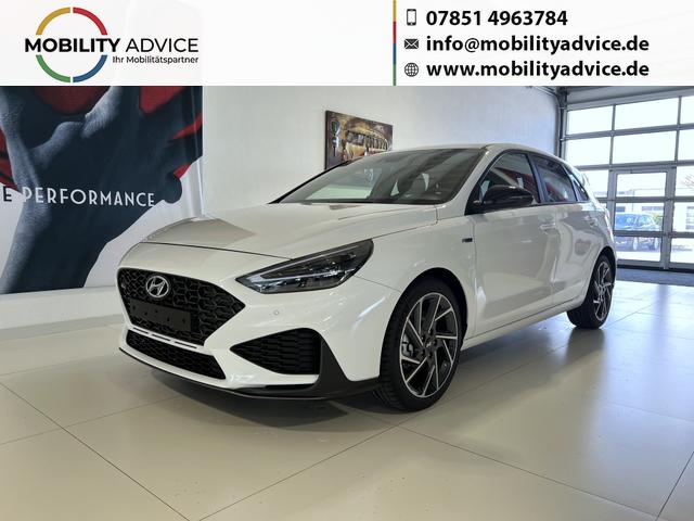 Hyundai i30 - N Line 1.5 TGDi 117 kW (160 PS) Navigationssystem, DAB, Bluetooth, Android Auto, Apple CarPlay, 2-Zonen-Klimaautomatik, R&uuml;ckfahrkamera, Sitzheizung, Lenkradheizung, 18" Leichtmetallfelgen, uvm.