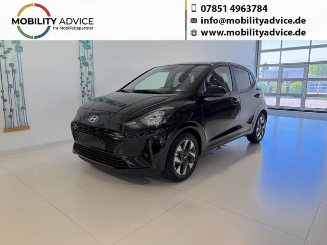 Hyundai i10 - GO+ 1.2 MT 58 kW (79 PS) Klimaautomatik, Navigationssystem, Apple CarPlay & Android Auto, Sitzheizung, Lenkradheizung, Einparkhilfe hinten, R&uuml;ckfahrkamera, Privacy Glass, 15" Leichtmetallfelgen, uvm.