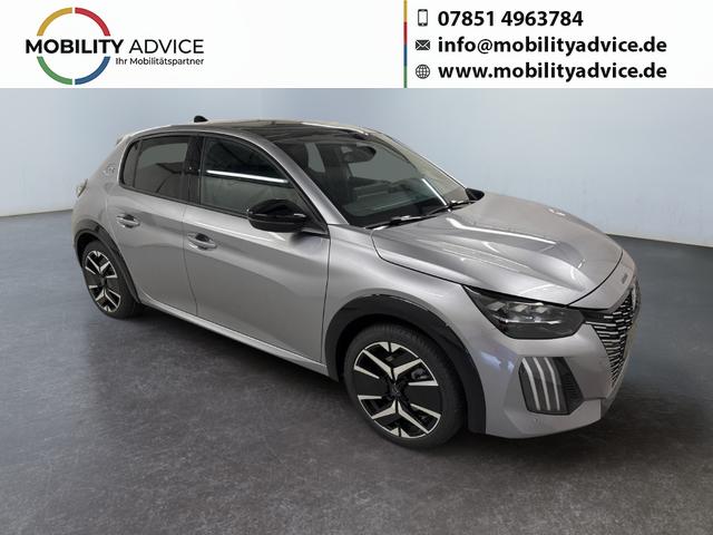 Peugeot e-208 - 54kWh 156PS/115kW GT Pack 2026, 421km WLTP | +17" ALU +Glasdach +RFK +Adaptiver Tempomat +P.Sensor V+H +EL. Fahrersitz +Massage +Apple CarPlay +W&auml;rmepumpe