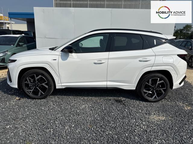 Hyundai / TUCSON / Wei&szlig; / / / 4WD AUT N-LINE PANO ACC ECC 360 KRELL HUD SHZ 