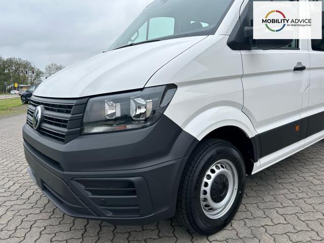 Volkswagen / Crafter Pritsche DoKa / Wei&szlig; / / / 35 2.0 TDI MR DSG / 5 J. Garantie