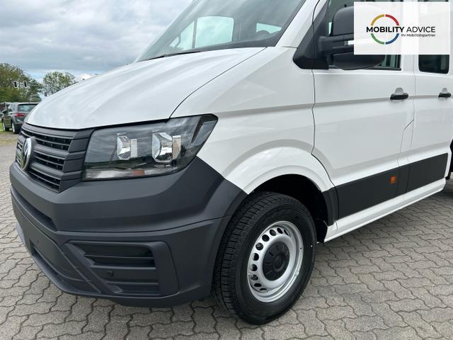 Volkswagen / Crafter Pritsche DoKa / Wei&szlig; / / / 35 2.0 TDI MR DSG 4x4 / 5 J. Garantie