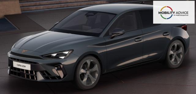 Cupra Leon Basis 1.5 TSI 150PS 6-Gang, 5 Jahre Garantie, AHK SCHWENKBAR, MATRIX-LED, EDGE-PAKET, WINTER-PAKET, 18" Alufelgen, Voll-LED-Scheinwerfer, 3Z-Climatronic, ACC/Tempomat, Digitales Cockpit, Full Link, Parksensoren v/h, Privacy-Glas, M-Lederlenkrad 