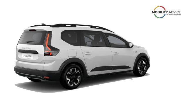 Dacia Jogger Journey 1.8 hybrid 155 (Benzin/Elektro) AUTOMATIK, 7-SITZPL&Auml;TZE, 3J Garantie, 16" Alu, MEDIA NAV 10", WINTER-PAKET, Klimaautomatik, HandsFree, Toter-Winkel-Warner, Parksensoren v/h, Multiview-Kamera, Abgedunkelte Scheiben, Lederlenkrad, NSW, Armlehne, Tempomat 