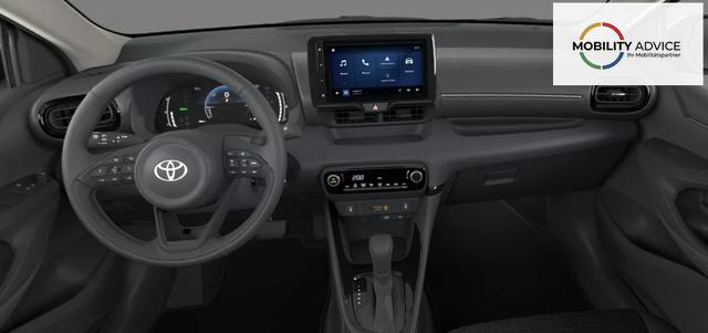 Toyota Yaris Style 1.5 Hybrid 130PS CVT/AUTOMATIK, 3J. Garantie, 17" Alu, Toter-Winkel, Privacy-Glas, 2-Z-Klimaautomatik, Sitzheizung, Lederlenkrad beheizt, Parksensoren vorn/hinten, R&uuml;ckfahrkamera, Digitales Cockpit, ACC, Radio 9" + Smartphone-Integration, Armlehne 