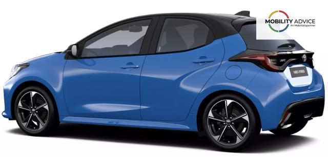 Toyota Yaris Style 1.5 Hybrid 130PS CVT/AUTOMATIK, 3J. Garantie, 17" Alu, Toter-Winkel, Privacy-Glas, 2-Z-Klimaautomatik, Sitzheizung, Lederlenkrad beheizt, Parksensoren vorn/hinten, R&uuml;ckfahrkamera, Digitales Cockpit, ACC, Radio 9" + Smartphone-Integration, Armlehne 