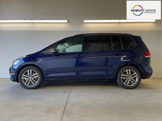 Volkswagen / Touran / Blau / / / 150PS 7Si+IQ.Light+TrailerAss+Cam+Navi+Kamera+Alarm+Kessy+App-Connect