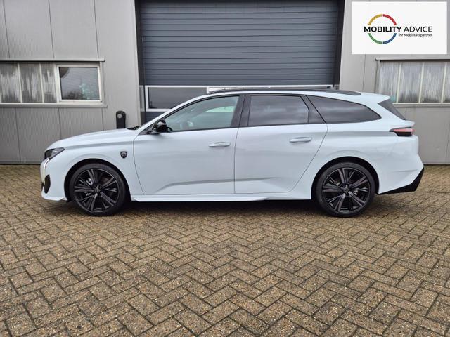 Peugeot 308 SW GT Exclusive 1.2 Hybrid 145PS Automatik Matrix-LED elektr. PanoDach Heckklappe Sitzheizung Lenkradheizung Navi 10" HD-Touchscreen wireless Apple CarPlay + Android Auto FOCAL-System 2x Keyless ACC 4x Kamera PDC v+h 18"LM 