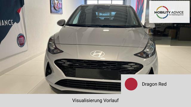 i10 Go Plus Dragon Red Vorlauf, Beispielbilder, ggf. teilweise mit Sonderausstattung