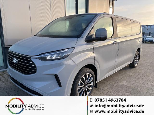 Ford Tourneo Custom - Sport 2.5 Duratec Hybrid (PHEV) 232PS CVT (AUTOMATIK) L2 (LANGER RADSTAND) H1, 5J Garantie, 8 Pl&auml;tze, 17" Alu, Schiebet&uuml;re re+li, Teil-Kunstlederpolster + Sitzheizung, 3-Zonen-Klimautomatik, Alarm, Privacy-Glas, Parksensoren v/h, R&uuml;ckfahrkamera, LED-Scheinwe