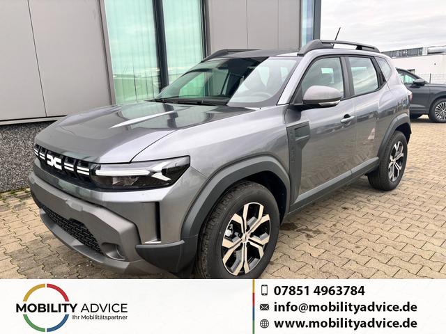 Dacia Duster - Expression 1.6 HYBRID 140 AUTOMATIK (Benzin/Elektro), 17" Alufelgen "TERGAN", Klimaanlage, R&uuml;ckfahrkamera, Parksensoren hinten, LED-Scheinwerfer, Radio Media 10" + Smartphone-Spiegelung, Armlehne, Dachreling, Tempomat, Verkehrszeichenerkennung, Spurassistent