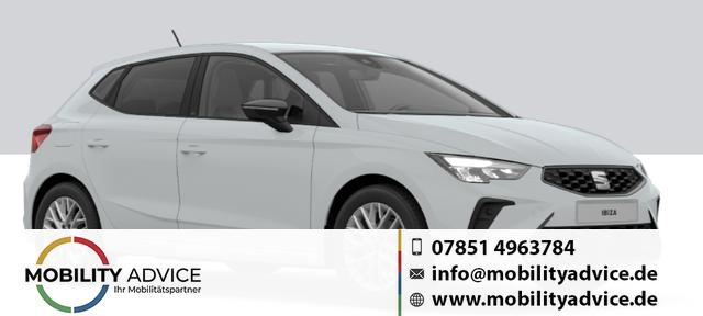 Seat Ibiza - FR Edition 1.5 TSI 150PS DSG/AUTOMATIK, 5J GARANTIE, SITZHEIZUNG, 2Z-CLIMATRONIC, 16" ALUFELGEN, ACC/Tempomat, M-Lederlenkrad, Parksensoren VORN/hinten + R&Uuml;CKFAHRKAMERA, KESSY, Privacy-Glas, Radio 8,25"/Bluetooth FULL LINK, LED-Scheinwerfer, Armlehne