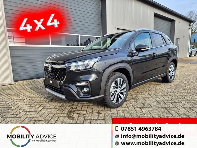 Suzuki S-Cross - Comfort+ 110PS MHEV 4x4 ALLGRIP 1.4 Boosterjet Teilleder Navi Klimaautomatik Sitzheizung ACC PDC v+h 4x Kamera Suzuki-Radio Apple CarPlay Android Auto Touchscreen 2xKeyless 17-LM