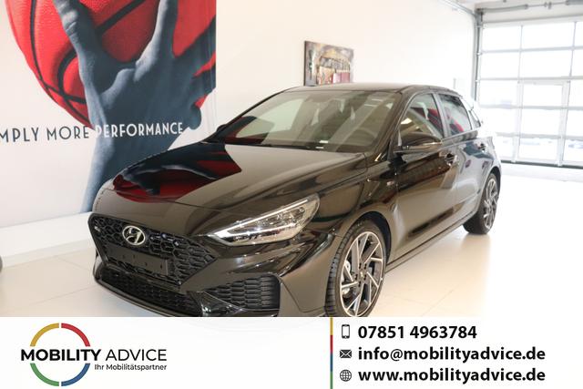 Hyundai i30 - N Line 1.5 TGDi 117 kW (160 PS) Navigationssystem, DAB, Bluetooth, Android Auto, Apple CarPlay, 2-Zonen-Klimaautomatik, R&uuml;ckfahrkamera, Sitzheizung, Lenkradheizung, 18" Leichtmetallfelgen, uvm.