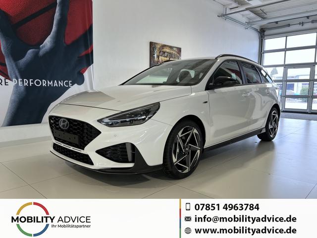Hyundai i30 - N Line 1.5 T-GDI 48V 7DCT 103 kW / 140 PS Adaptiver Tempomat, Toter-Winkel-Assistent, 2-Zonen Klimaautomatik, Lenkradheizung, Sitzheizung, Navigationssystem, Radio DAB, Apple CarPlay, Android Auto, Induktionsladen, 18" Leichtmetallfelgen, uvm.