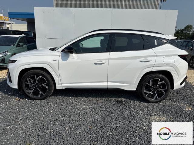 Hyundai / TUCSON / Wei&szlig; / / / 4WD AUT N-LINE PANO ACC ECC 360 KRELL HUD SHZ 