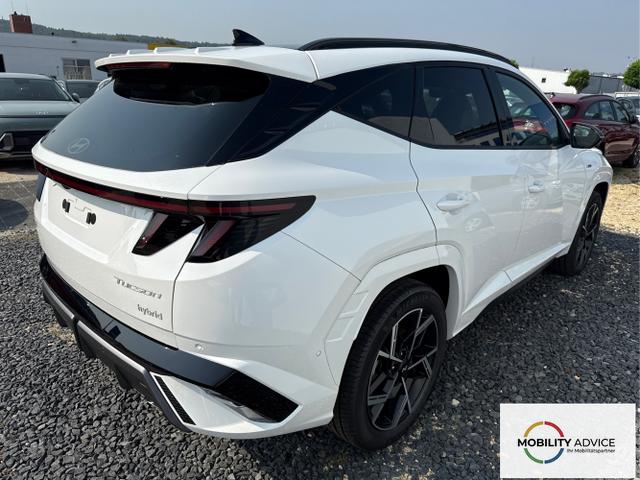 Hyundai / TUCSON / Wei&szlig; / / / 4WD AUT N-LINE PANO ACC ECC 360 KRELL HUD SHZ 