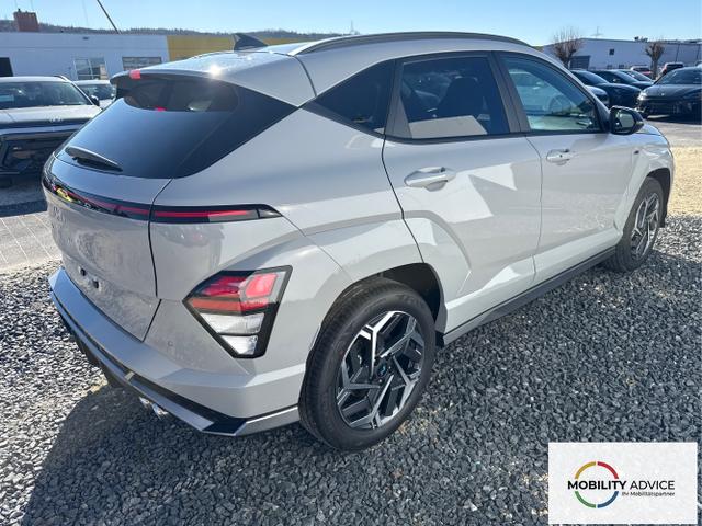 Hyundai / KONA / Grau / / / 1.6 4WD T-GDi DCT N-LINE SHZ NAVI ACC RFK