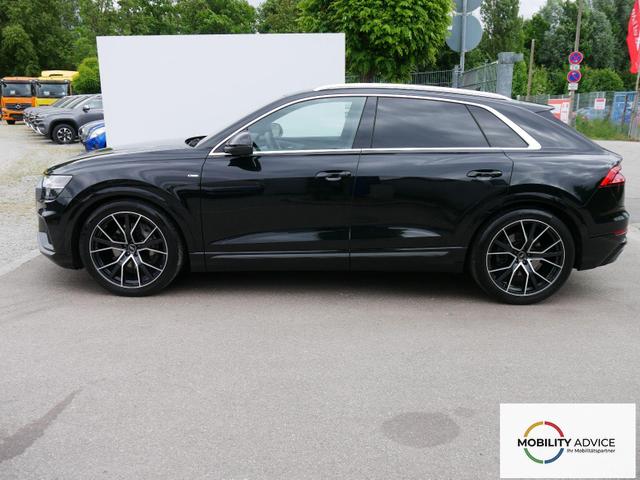 Audi Q8 S-LINE 50 TDI QUATTRO TIPTRONIC * 22 ZOLL LEDER AHK ADAPTIVE AIR SUSPENSION SPORT NAVI MMI TOUCH 