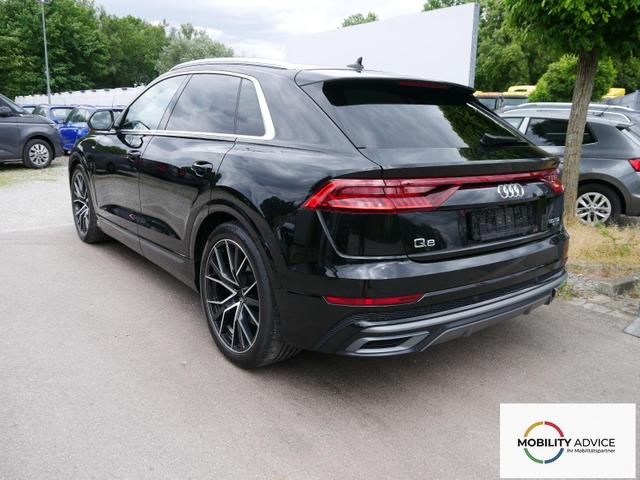 Audi Q8 S-LINE 50 TDI QUATTRO TIPTRONIC * 22 ZOLL LEDER AHK ADAPTIVE AIR SUSPENSION SPORT NAVI MMI TOUCH 