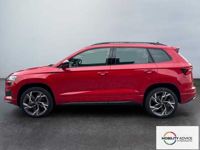 Skoda Karoq Sportline 1,5 TSI DSG 2ZKlimaautomatik Canton Anh&auml;ngerkupplung Totewinkel Assistent 2 x Einparkhilfe Kamera 19 Zoll Felgen adaptiver Tempomat 5J Garantie 