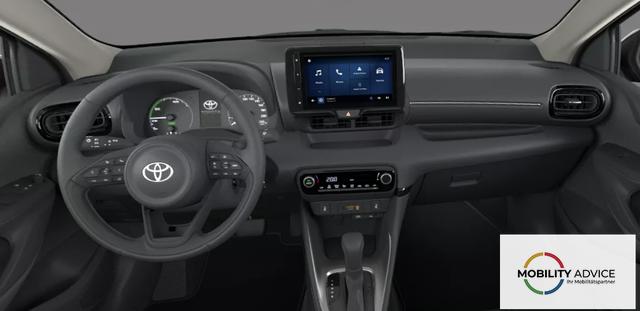 Toyota Yaris Active 1.5 Hybrid 115PS CVT/AUTOMATIK, 3J. Garantie, 15" Alufelgen, Klimaautomatik, Sitzheizung, Lederlenkrad beheizt, R&uuml;ckfahrkamera, ACC, Radio 9" + Smartphone-Integration, Armlehne, ZV mit Fernbedienung 