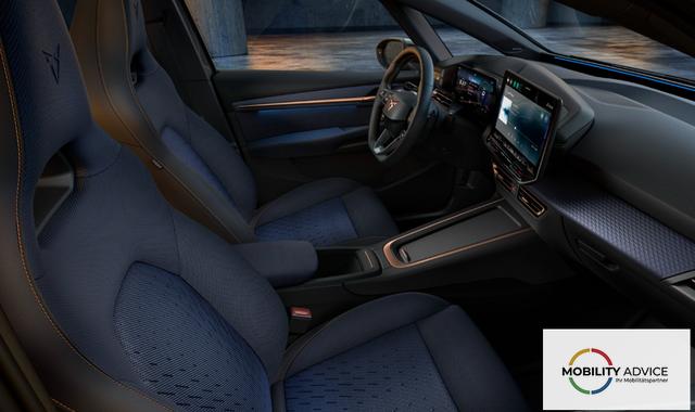 Cupra Born VZ NEUWAGEN OHNE TAGESZULASSUNG (BAFA-F&Auml;HIG)5 Jahre Garantie, 20" Alu, MATRIX-LED, 2-Zonen-Climatronic, DCC-D&auml;mpferregelung, Keyless, Alarm, Parksensoren vo/hi, Kamera, ACC Tempomat, Media System 12,9" + Full-Link, Vorbereitung AHK, Privacy-Glas, Sitzheizu 