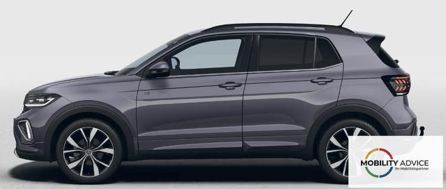 Volkswagen T-Cross R-Line Limited 1.0 TSI 115PS DSG, Rauch-Grau-Metallic, 5 JAHRE GARANTIE, ANH&Auml;NGERKUPPLUNG, CLIMATRONIC, SITZHEIZUNG, 18" Alu, MATRIX-LED, Adaptiver Tempomat ACC, Parksensoren, R&uuml;ckfahrkamera, Keyless, Abgedunkelte Scheiben, Radio "Ready2Discover" + App-Connect 