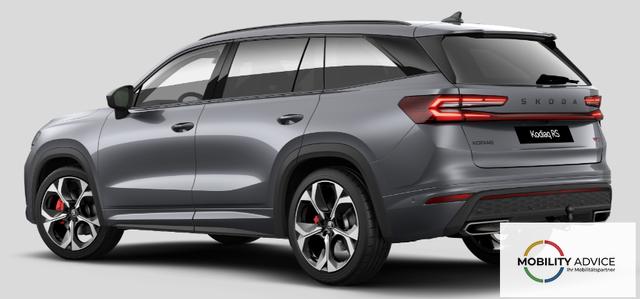Skoda Kodiaq RS 2.0 TSI 265PS 4x4 DSG, 5J GARANTIE, STANDHEIZUNG, PANORMADACH, HEAD-UP, 20"Alu, ANH&Auml;NGERKUPPLUNG, NAVI, DCC PLUS, CANTON SOUND, BEH. FRONTSCHEIBE, MATRIX-LED, KESSY, Alarm, ELEK. HECKKLAPPE, SHZ v/h, Privacy-Glas, ACC, PDC AREA VIEW, 3Z-Climatronic 