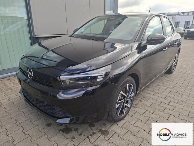 Opel Corsa (ca. 37% Preisvorteil) 1.2 Turbo 100PS "EDITION", Schwarz-Metallic, 16" Alufelgen, Sitzheizung, Lederlenkrad beheizt, Parksensoren hinten, Klimaanlage, Radio AndroidAuto/Apple CarPlay, Tempomat, ZV mit Fernbedienung 