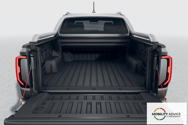 Volkswagen Amarok Aventura AHK Rollcover Chrom Matrix Leder 