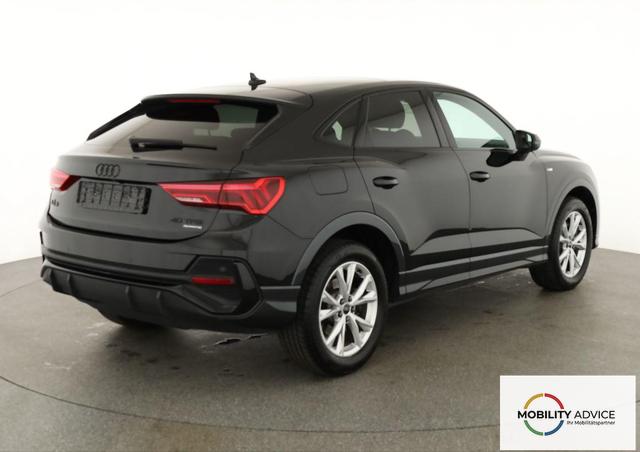 Audi Q3 Sportback 40 TFSI quattro S line S-LINE, Matrix, Pano, AHK, el. Klappe, 18-Zoll 