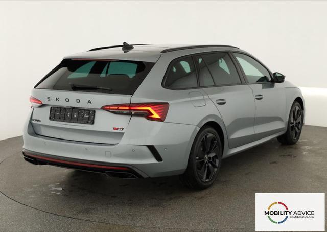 Skoda Octavia Combi 2.0 TSI 195 kW RS DSG, Pano, Standheizung, AHK, Navi, Matrix, Canton, Side, Winter, 5 J.-Garantie 